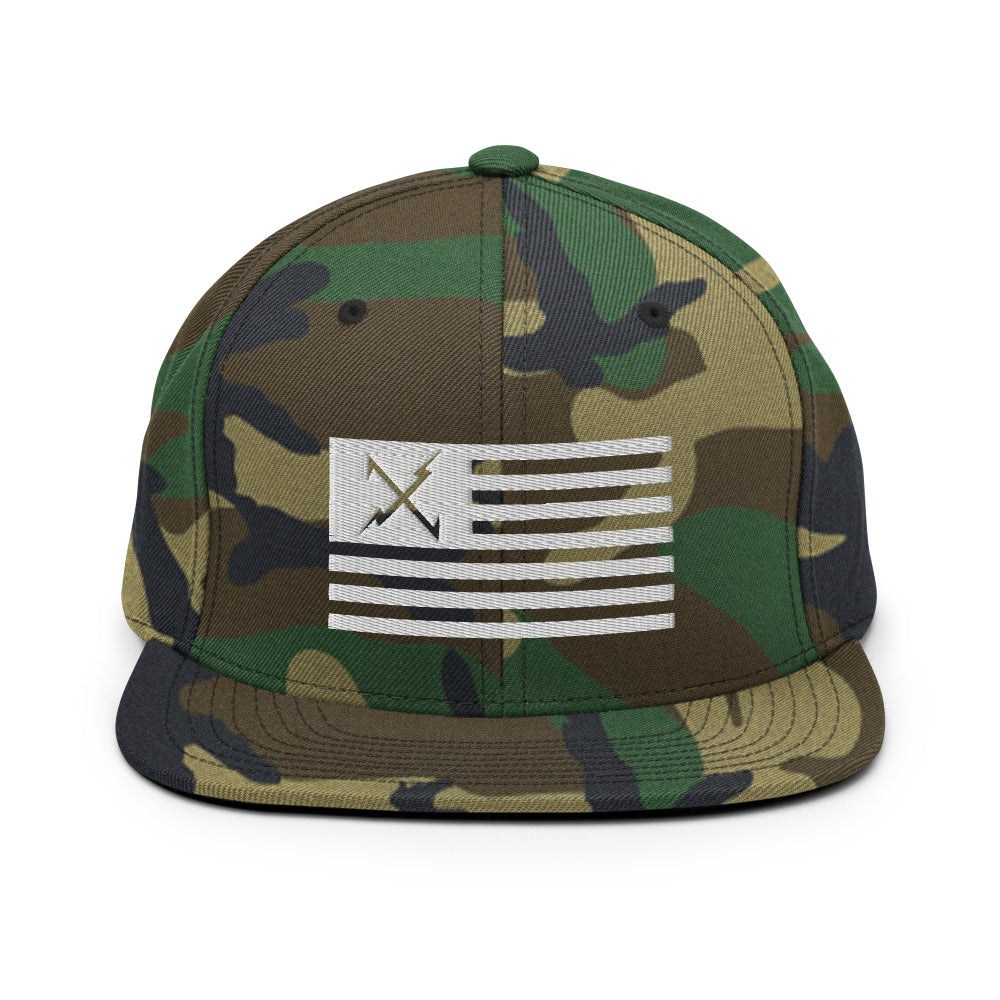 X Flag Snapback Hat