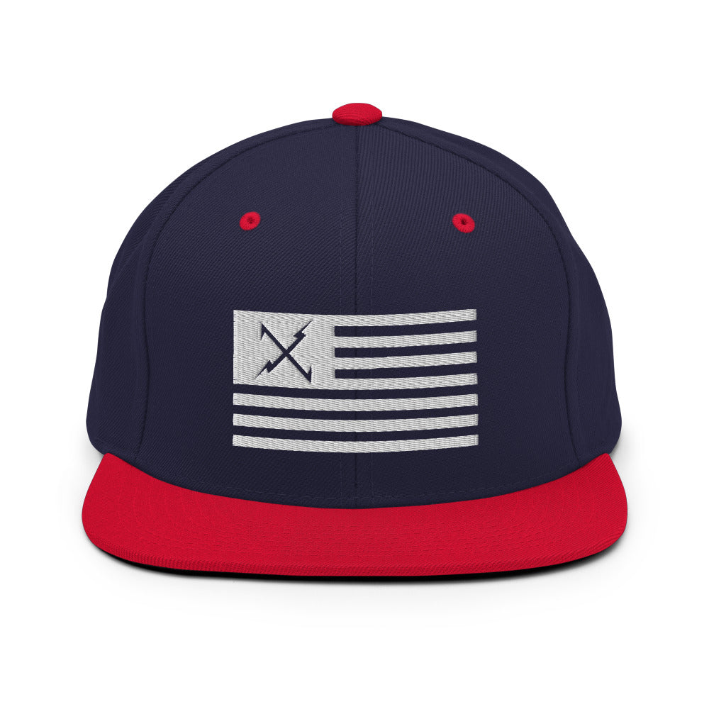 X Flag Snapback Hat